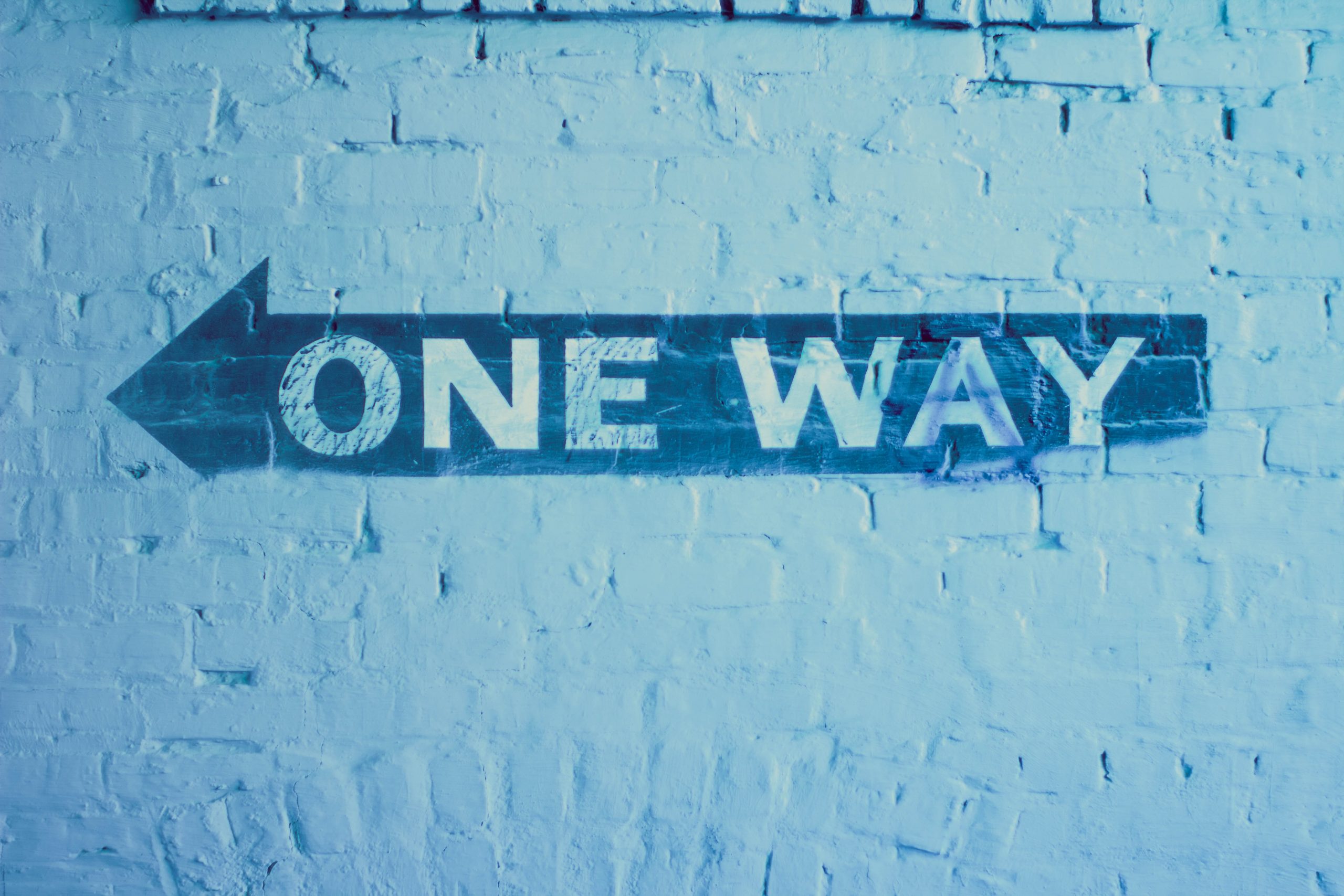 one way