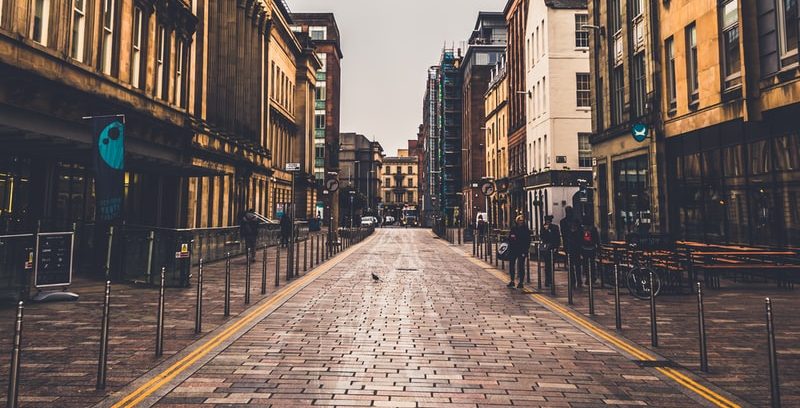 buildings on side streets