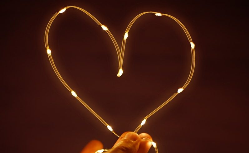 orange string light
